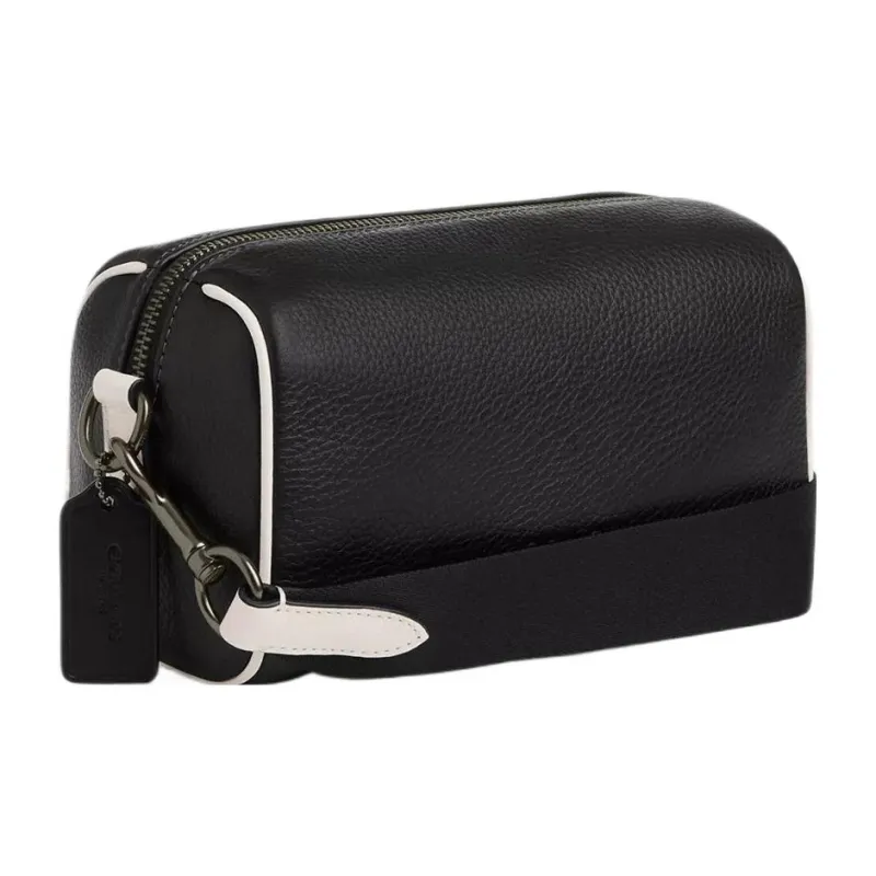 COACH Pebble Leather Combo Bag, Shoulder Bag, Crossbody Bag Small Size Women's Black-1