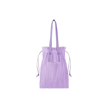 ISSEY MIYAKE Polyester Tote Bag, Shopping Bag, Handbag Women's Light Purple