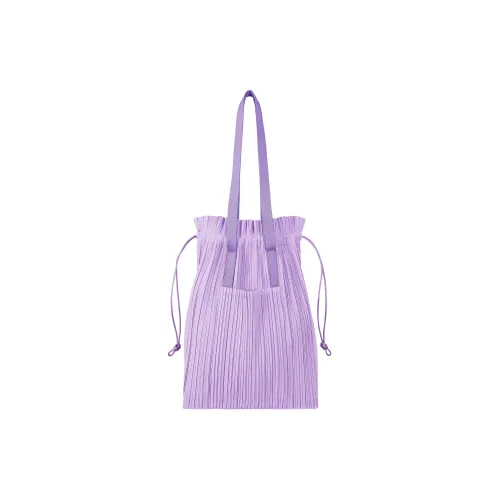 ISSEY MIYAKE Polyester Tote Bag, Shopping Bag, Handbag Women's Light Purple