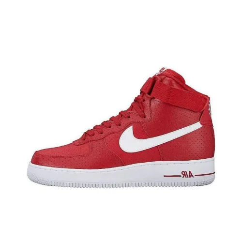 Nike Air Force 1 High Gym Red Perforated