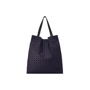 ISSEY MIYAKE Kuro Polyurethane Tote Bag, Shopping Bag, Handbag Small Size Women's Purple