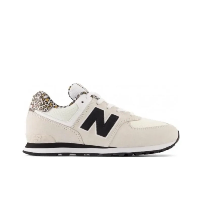 New Balance 574 Shoes 'Beige Black White' Women's-1