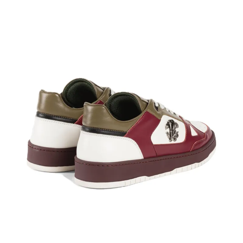 Roberto Cavalli Skateboard Shoes Men's Green-4