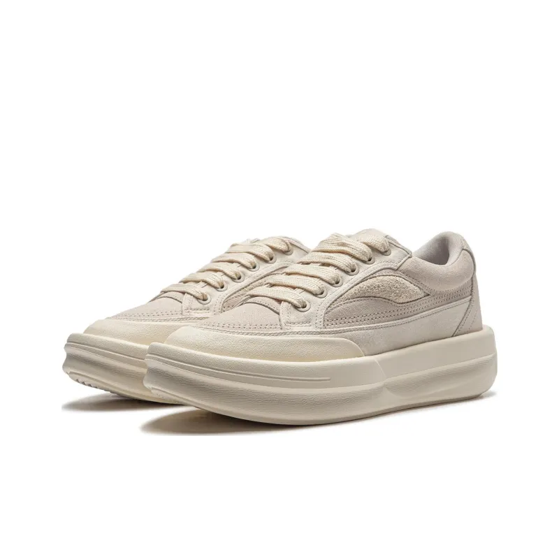 LiNing Gongfu YANG Low Top Skateboard Shoes Unisex Ecru-2