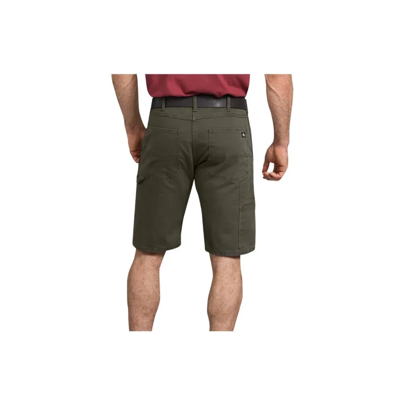 Dickies FLEX Regular Fit Duck Carpenter Shorts 11' Casual Shorts Men's Green-1