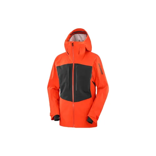 SALOMON FORCE Jackets Men Fire Red