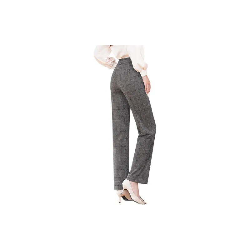 0571 Family Casual Pants Women's Coffee-1