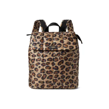 UGG Synthetic Material Backpack Large Size Women's Natural Spots