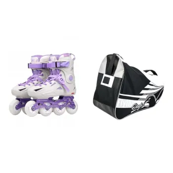 FLYING EAGLE Inline Skates PP Material Outdoor Unisex 35 42 White Purple