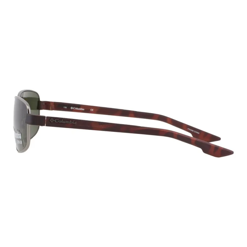 Columbia Metal Square Sunglasses Men's Brown-2
