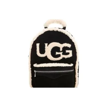 UGG Sheepskin Backpack Medium Size Unisex Black