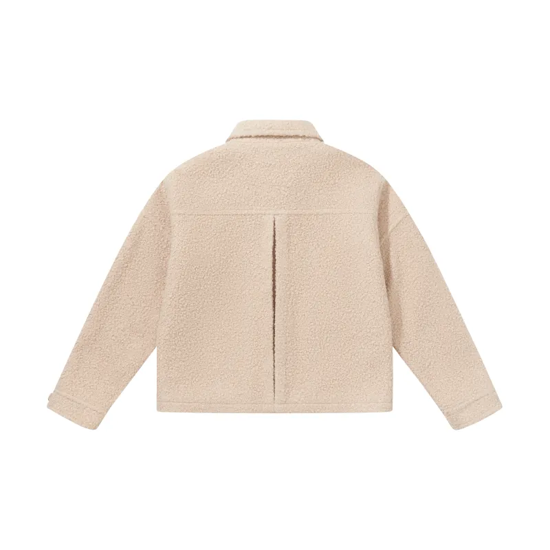 HARSH AND CRUEL Jackets Coats Unisex Apricot-1