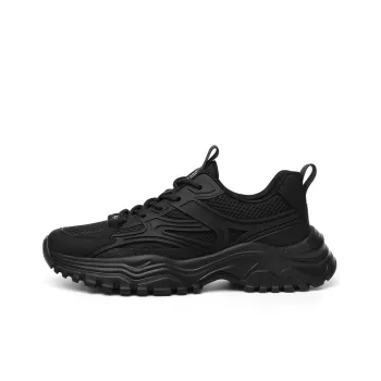 JEEP SPIRIT Chunky Sneakers Men Low Top Black