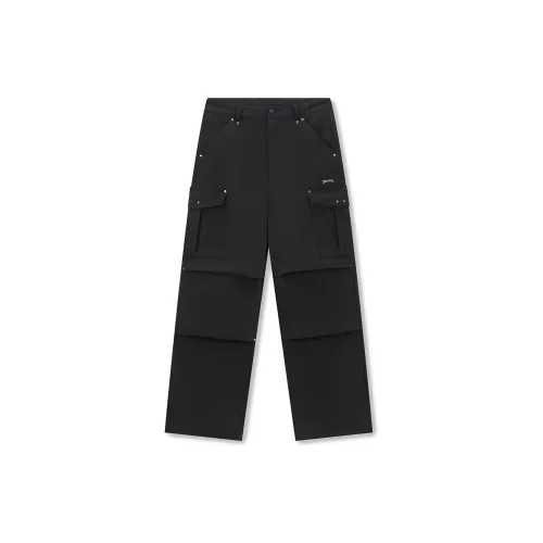 DICETINY Cargo Pants Unisex Charcoal Black