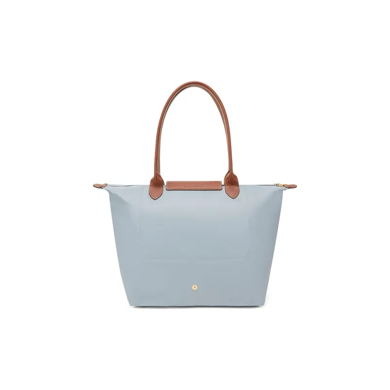 LONGCHAMP Le Pliage Recycled Canvas Tote Bag, Shopping Bag, Handbag Tubas Women's Gray Blue-3