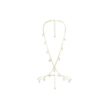 Swarovski Metal Crystal Body Chains Women's Gold
