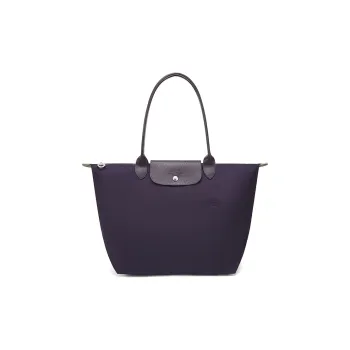 LONGCHAMP Le Pliage Green Recycled Polyamide Canvas Tote Bag Shopping Bag Handbag Medium Size Women's Overturned Basin