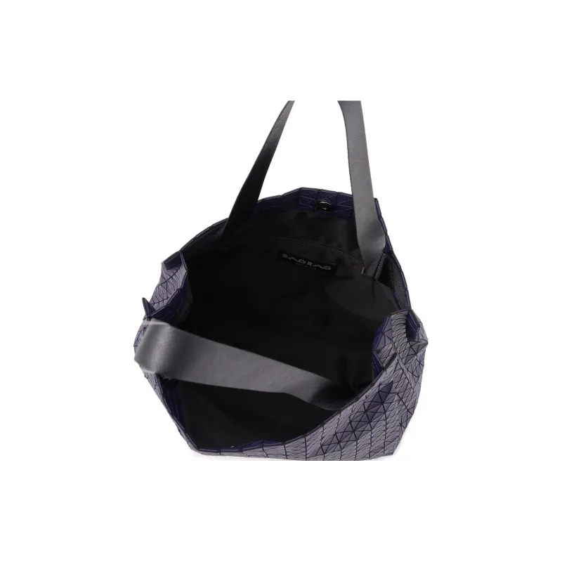 ISSEY MIYAKE Kuro Polyurethane Tote Bag, Shopping Bag, Handbag Small Size Women's Purple-2