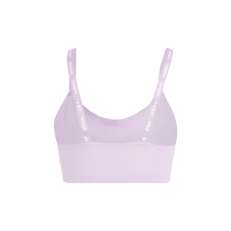 Adidas ACTIVE MICRO-FLEX SCOOP LOUNGE BRA Bra Women's Lilac-1
