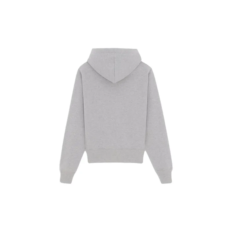 SAINT LAURENT Cassandre Logo Embroidered Hoodie-1