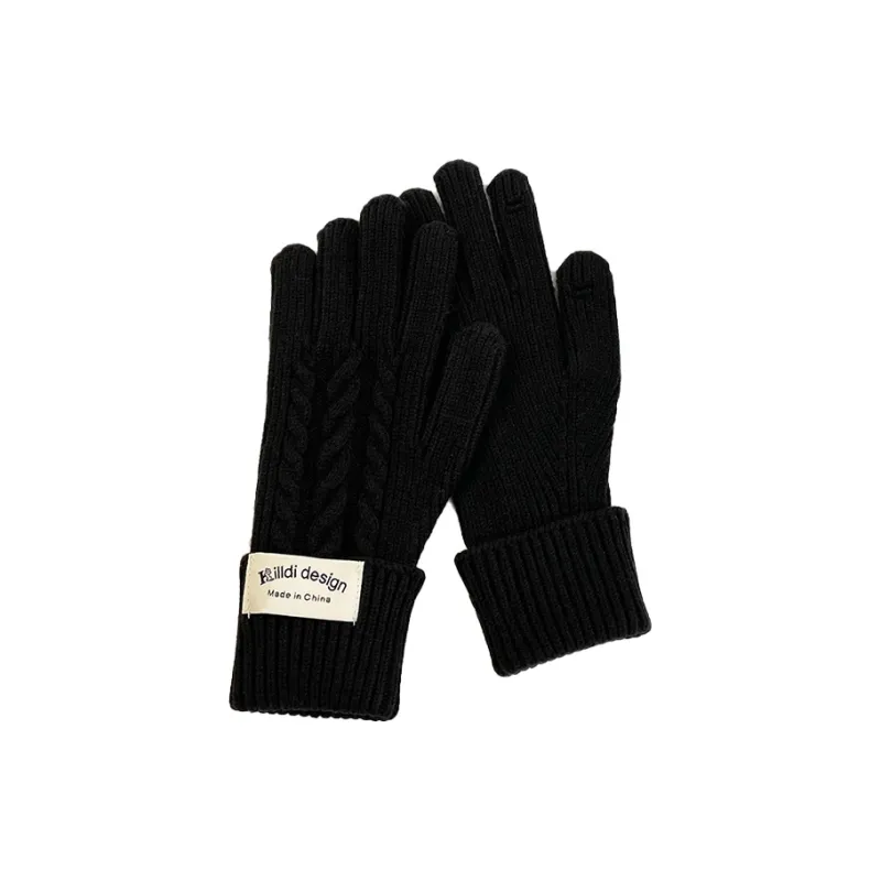 Yamaichi Maru Yarn Knit Gloves Women's-7