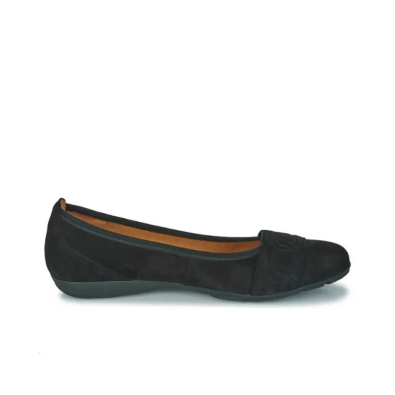 Gabor Casual Single Shoes 1cm Women's Black-1