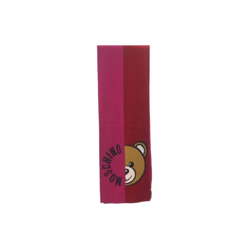 MOSCHINO Knit Scarves Men's Red-0