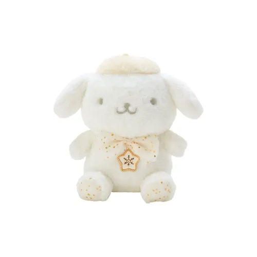 Sanrio Pompompurin White Winter Collection Dolls Plush Doll 22cm Height