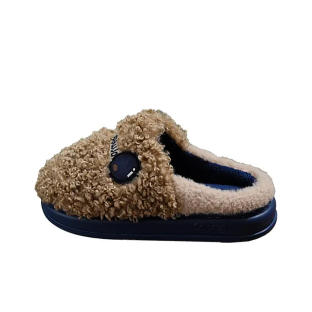 YUSHIPOLUO Wrap toe Slippers Unisex Pink-8