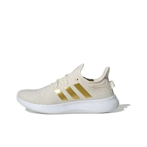 Adidas Cloudfoam Pure SPW Cloud White Gold Metallic Wonder White Women's