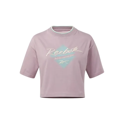 Reebok Regular T-Shirt Women's Light Purple
