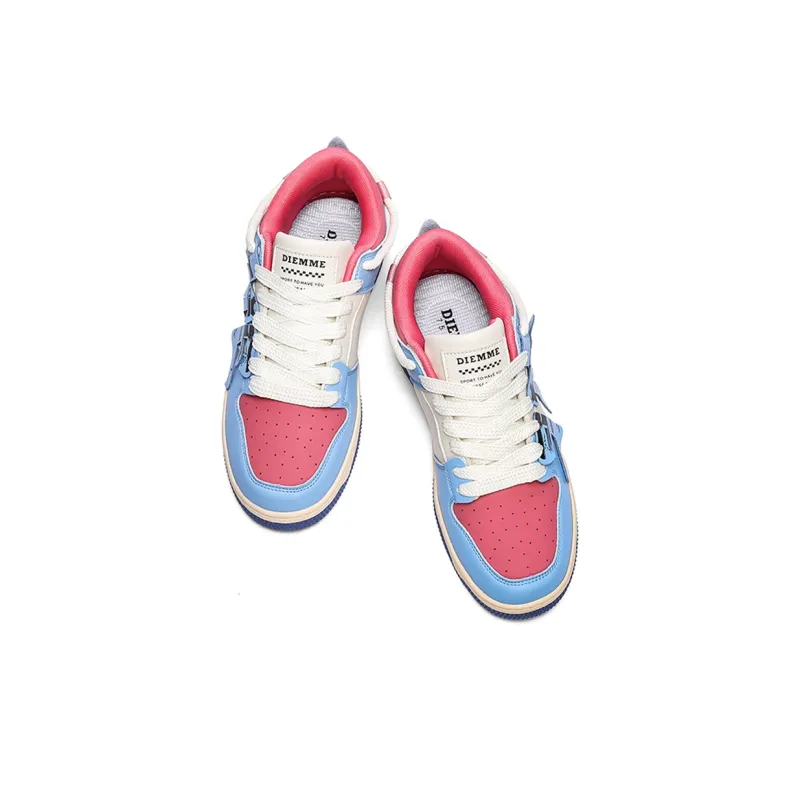 DIEMME Anti Slip Wear Resistant Low Top Casual Shoes Women's Blue-3