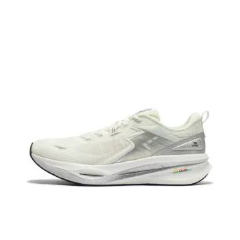 361° Float MIRO Cushioning Anti Slip And Wear Resistant Low Top Running Shoes Men's Silver White