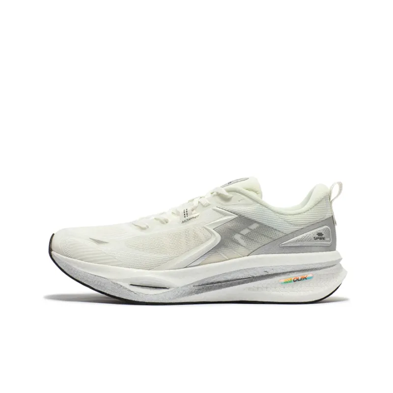 361° Float MIRO Cushioning Anti Slip And Wear Resistant Low Top Running Shoes Men's Silver White-0