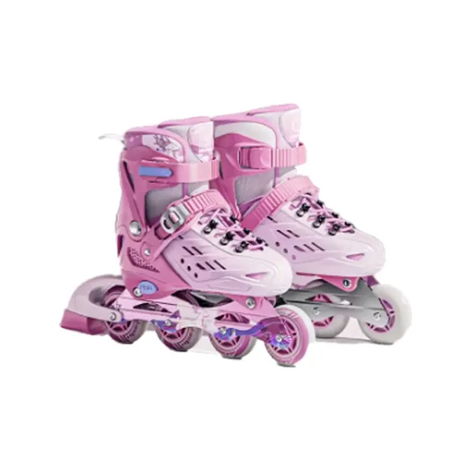 DiKaShi Kids' Ice Skates Roller Skates Girls' Inline Skates Rollerblades Beginner Skates For Boys-0