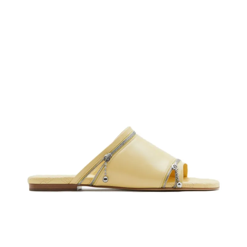 Burberry Slip Resistant Slide Slippers Women's Yellow Narcissus-1