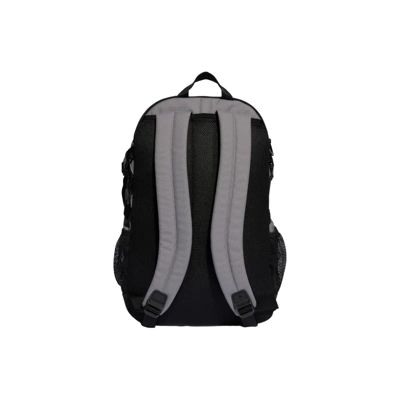 Adidas Recycled Polyester Plain Weave Fabric Backpack Regular Unisex Gray/Carbon/Black/Transparent Pink-3