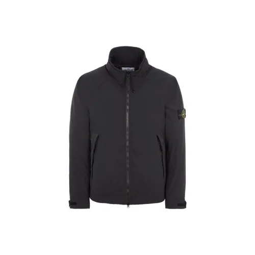 STONE ISLAND Jackets Men Black