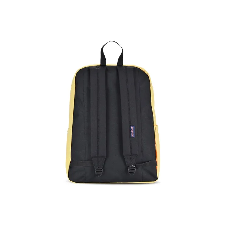 JanSport Polyester Backpack Medium Size Unisex Custard-4