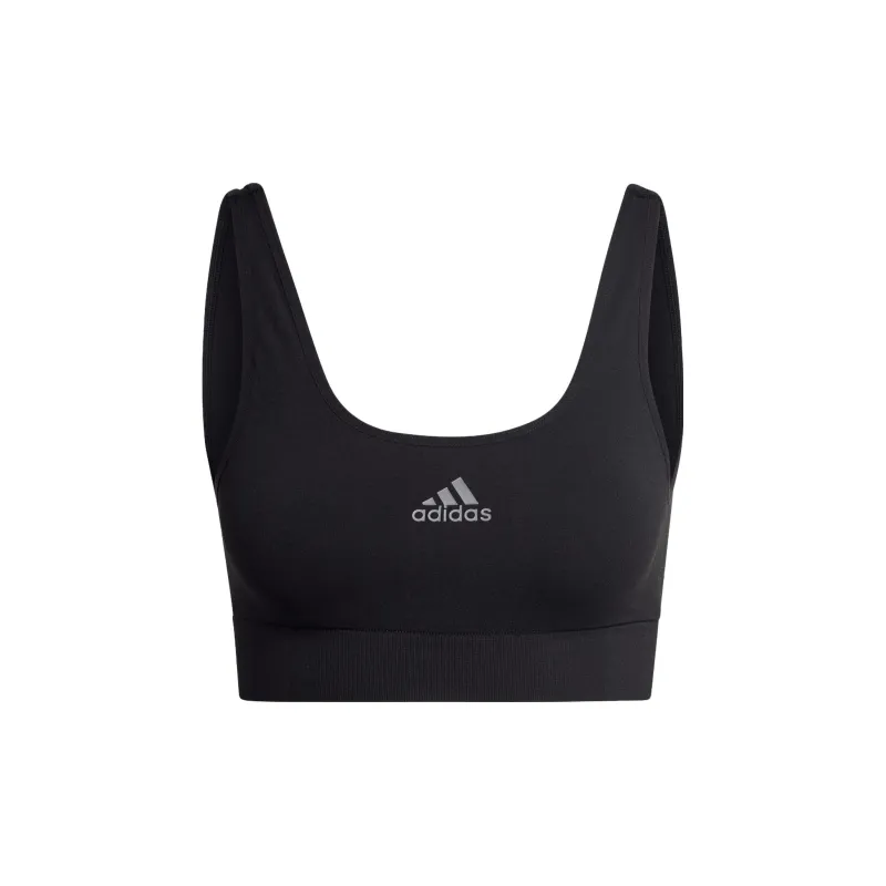 Adidas ACTIVE SEAMLESS MICRO STRETCH LOUNGE BRA UNDERWEAR Bra Women's Black-0