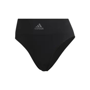 Adidas ACTIVE SEAMLESS MICRO STRETCH HIGH LEG BRIEF UNDERWEAR Underpants Women's 1 Pack Black
