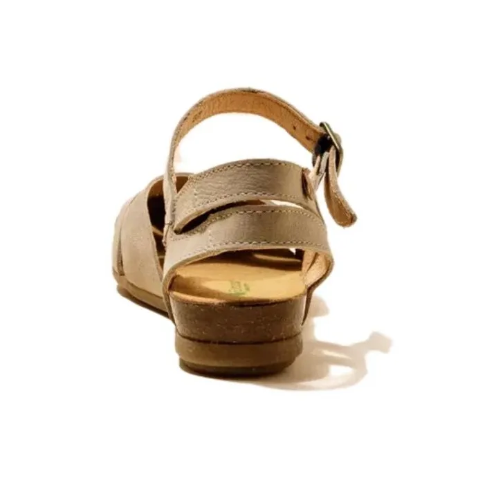 El Naturalista One Strap Sandals Women's Beige-5