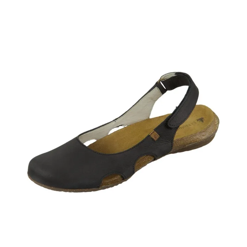 El Naturalista Casual Single Shoes Women's Black-1