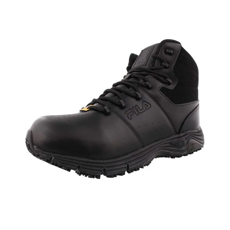 FILA Memory Breach Slip Resistant Steel Toe Triple Black-2