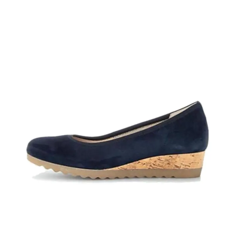 Gabor Casual Single Shoes Women's Blue Brown-0