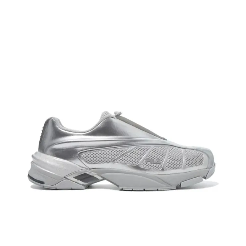 FILA Cushioning Anti Slip And Wear Resistant Low Top Training Shoes Unisex Silver-1
