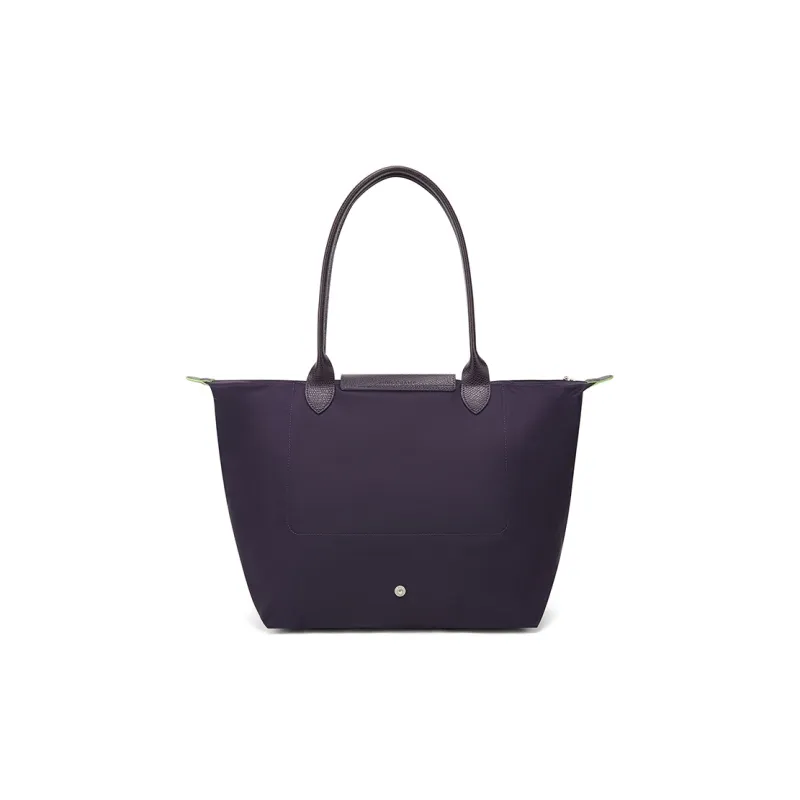 LONGCHAMP Le Pliage Green Recycled Polyamide Canvas Tote Bag Shopping Bag Handbag Medium Size Women's Overturned Basin-3