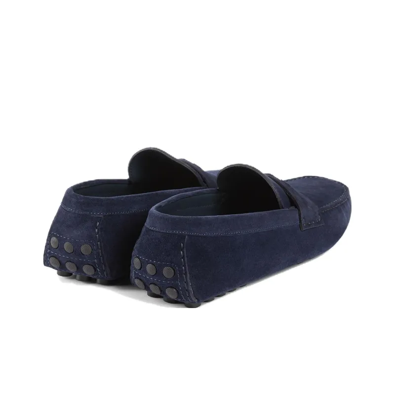 Roberto Cavalli Mirror Snake Suede Loafers-3