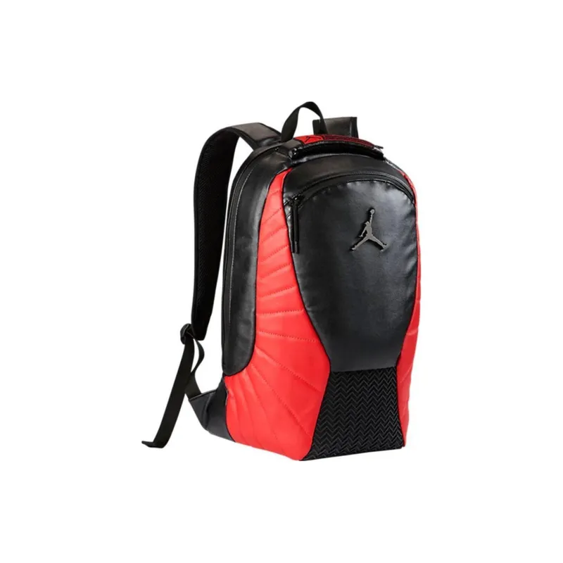 Jordan Polyurethane Basketball Bag Backpack Regular Unisex Black Red-2