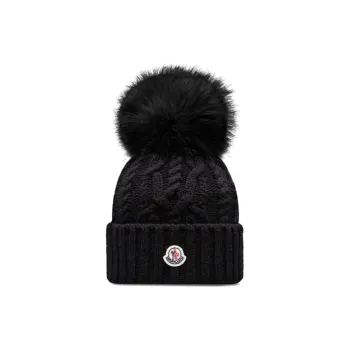 Moncler Cashmere Beanies Women's Black